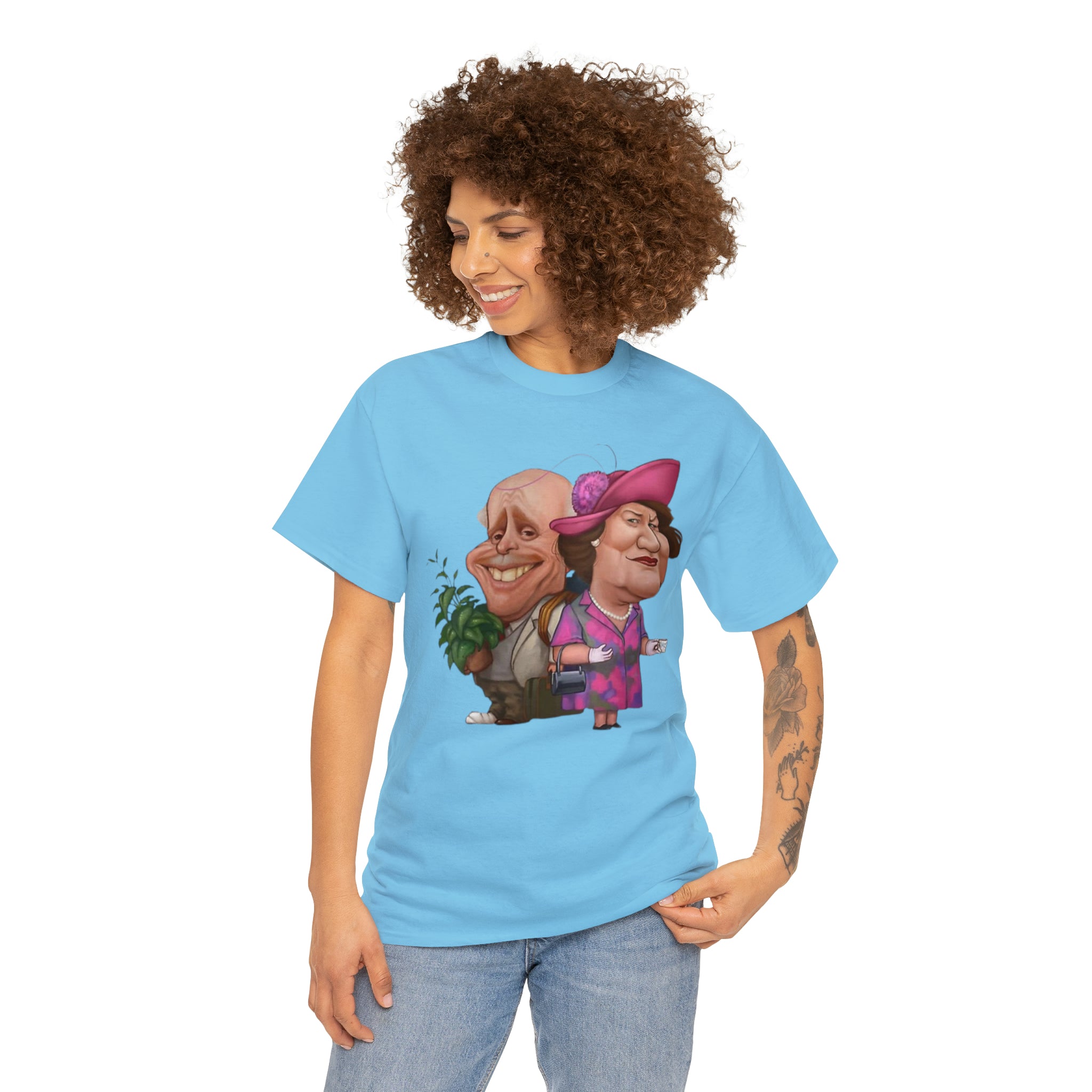 Keeping Up Appearances 90's TV Show-Unisex Heavy Cotton T-Shirt - Creations by Chris and Carlos